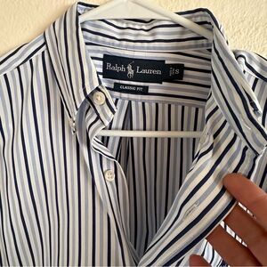 Ralph Lauren Men's Classic Fit Striped “S” Shirt